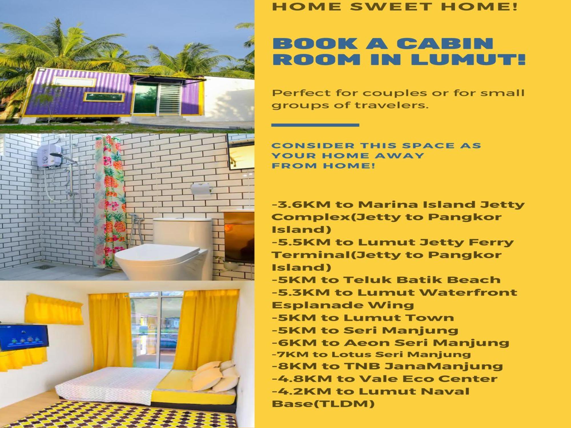 Holiday home Purple Cube At Cube Kontena Lumut